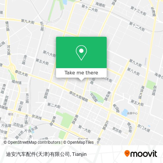 迪安汽车配件(天津)有限公司 map
