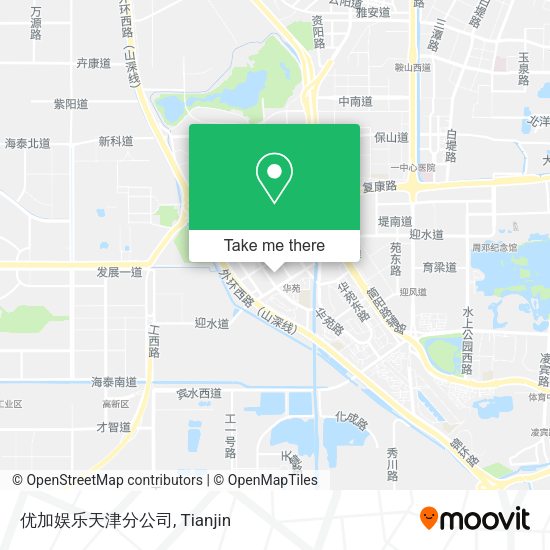 优加娱乐天津分公司 map