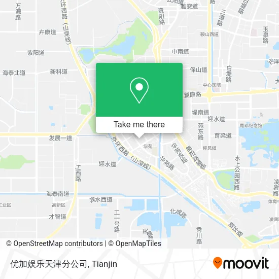 优加娱乐天津分公司 map