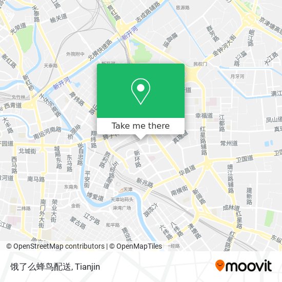 饿了么蜂鸟配送 map