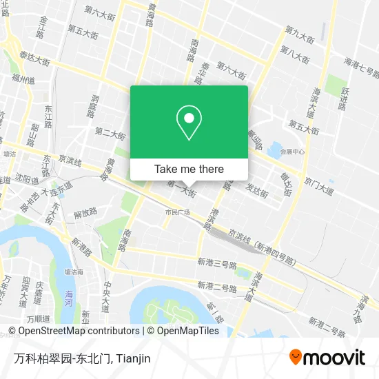 万科柏翠园-东北门 map