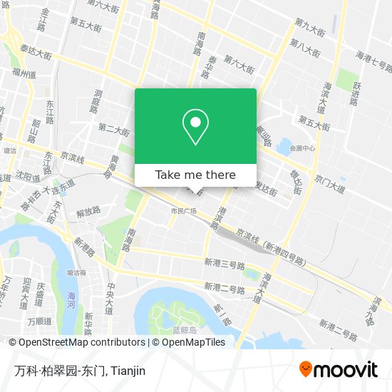 万科·柏翠园-东门 map