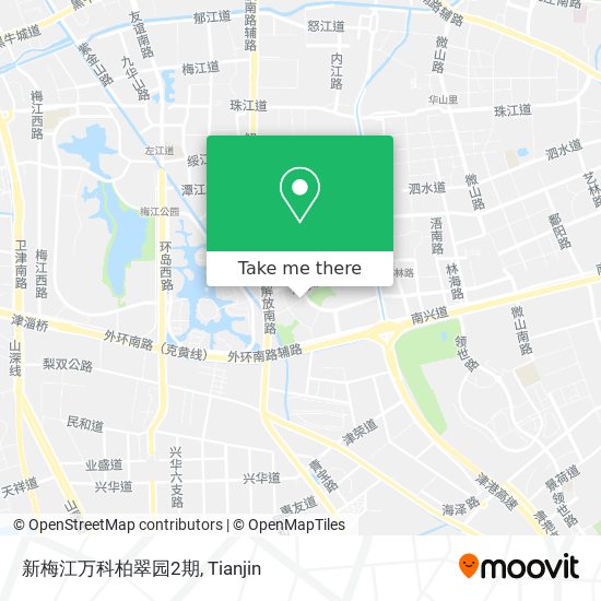 新梅江万科柏翠园2期 map