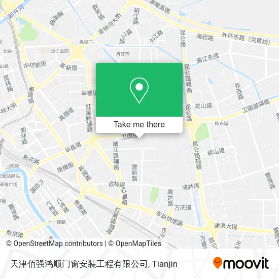 天津佰强鸿顺门窗安装工程有限公司 map