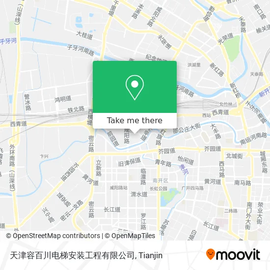 天津容百川电梯安装工程有限公司 map