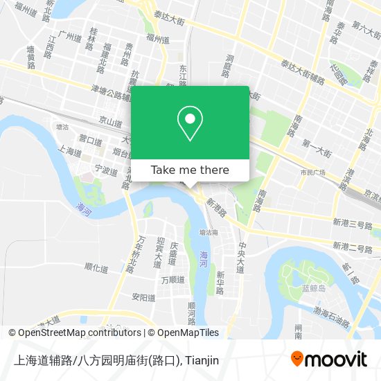 上海道辅路/八方园明庙街(路口) map