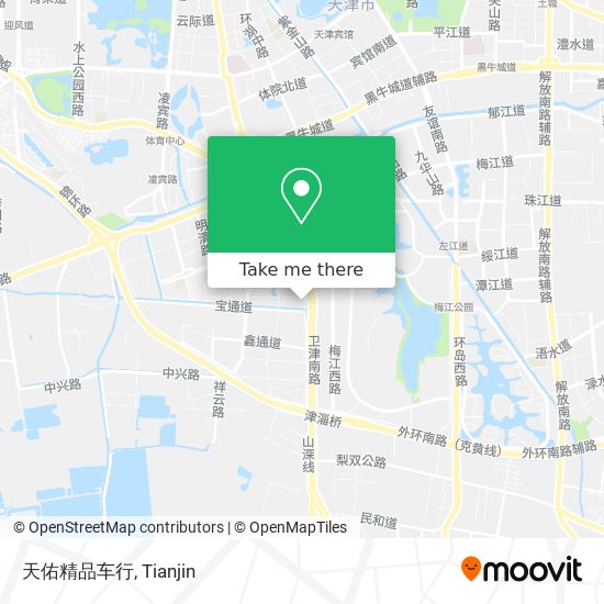 天佑精品车行 map