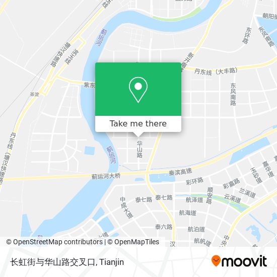 长虹街与华山路交叉口 map