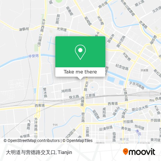 大明道与营德路交叉口 map