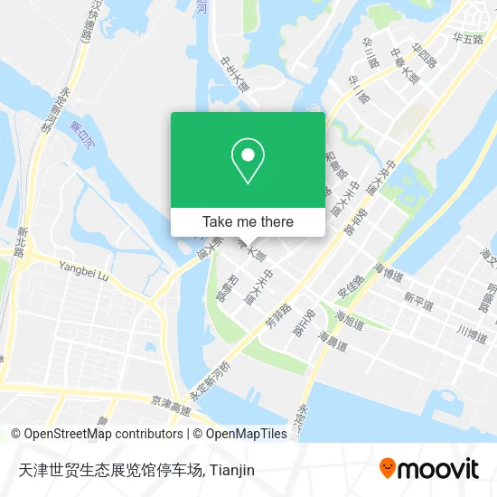 天津世贸生态展览馆停车场 map