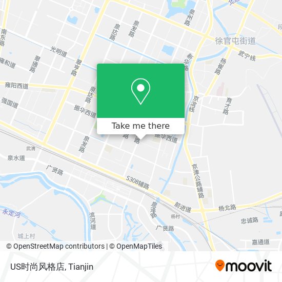 US时尚风格店 map