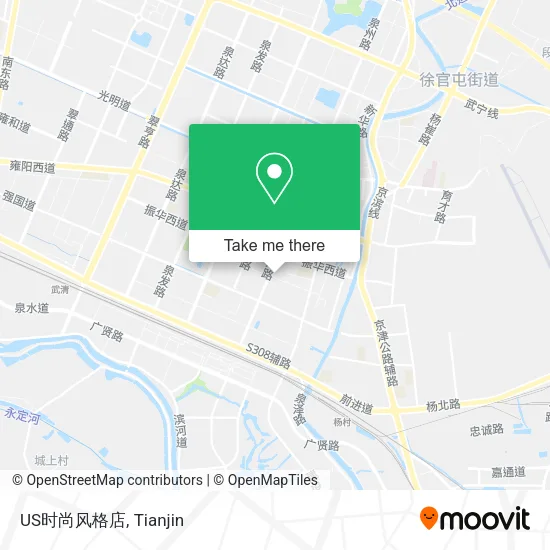 US时尚风格店 map