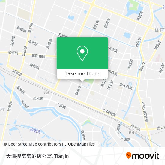 天津搜窝窝酒店公寓 map