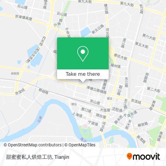 甜蜜蜜私人烘焙工坊 map