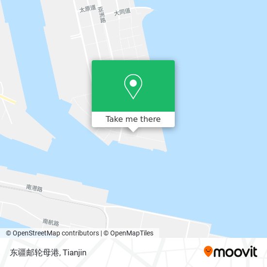 东疆邮轮母港 map