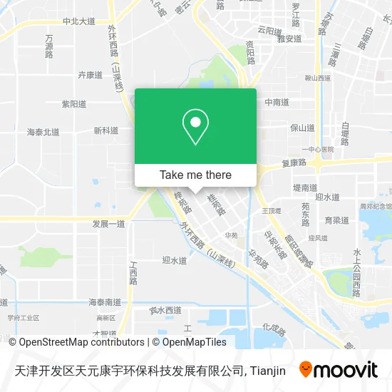 天津开发区天元康宇环保科技发展有限公司 map