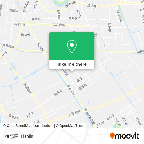 御惠园 map