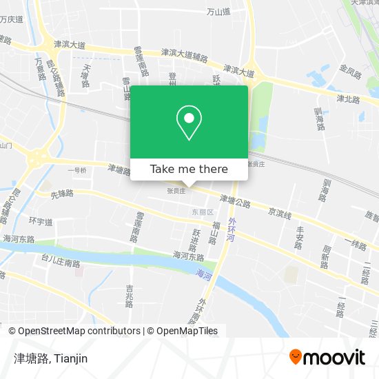 津塘路 map