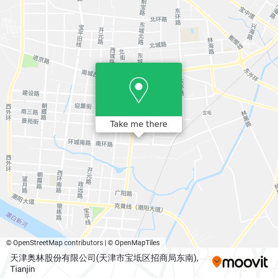 天津奥林股份有限公司(天津市宝坻区招商局东南) map