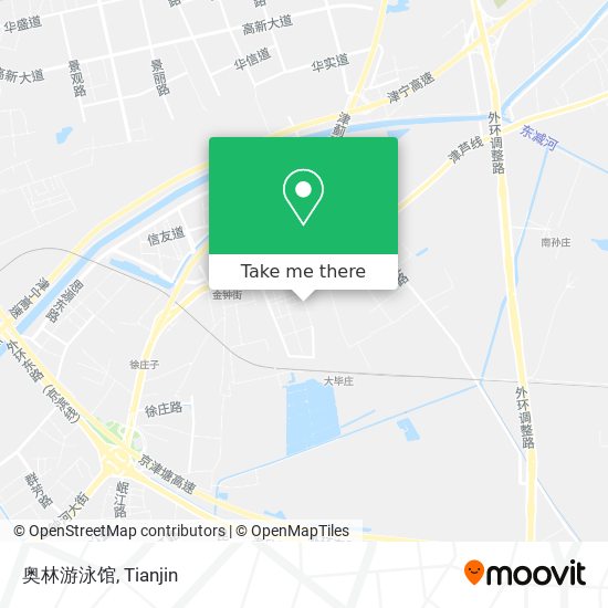 奥林游泳馆 map