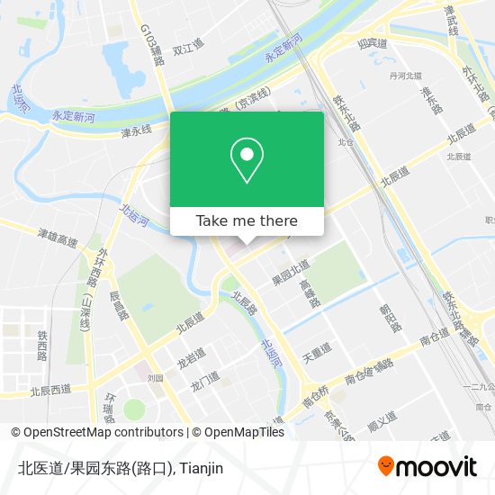 北医道/果园东路(路口) map