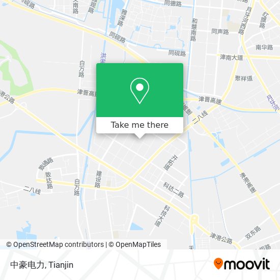 中豪电力 map