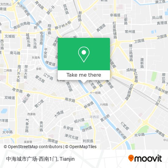 中海城市广场-西南1门 map
