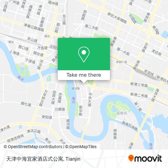 天津中海宜家酒店式公寓 map