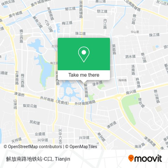 解放南路地铁站-C口 map