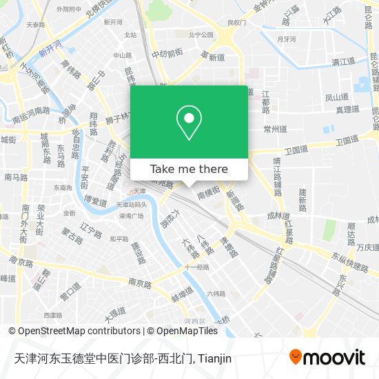 天津河东玉德堂中医门诊部-西北门 map