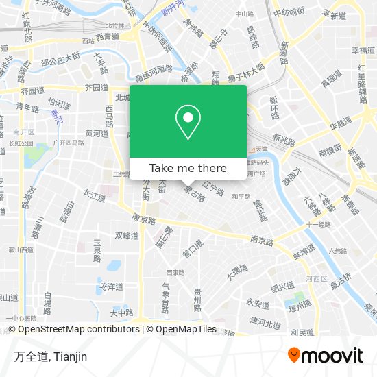 万全道 map