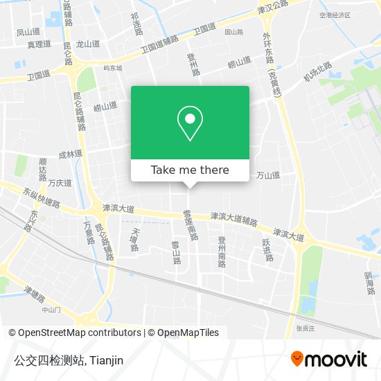 公交四检测站 map