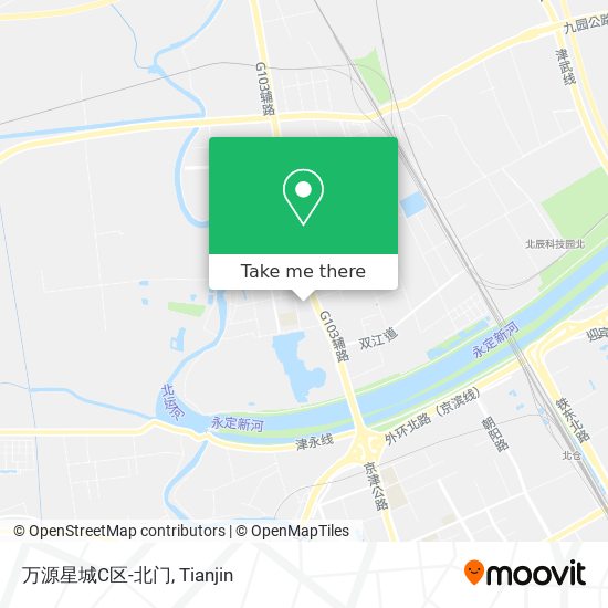 万源星城C区-北门 map