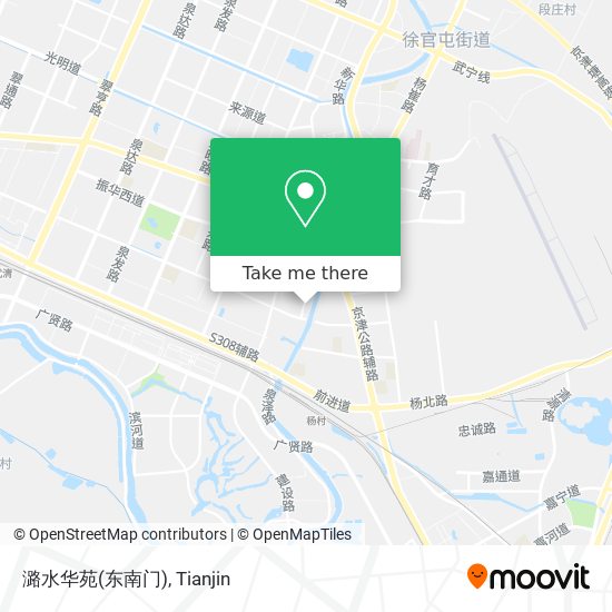 潞水华苑(东南门) map