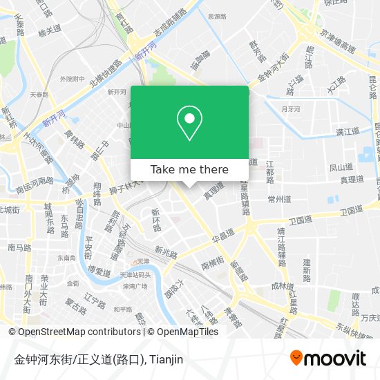 金钟河东街/正义道(路口) map