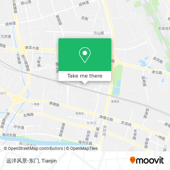 远洋风景-东门 map