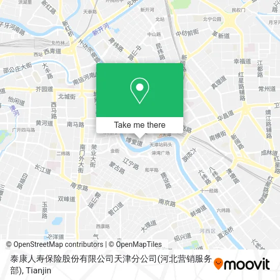 泰康人寿保险股份有限公司天津分公司(河北营销服务部) map