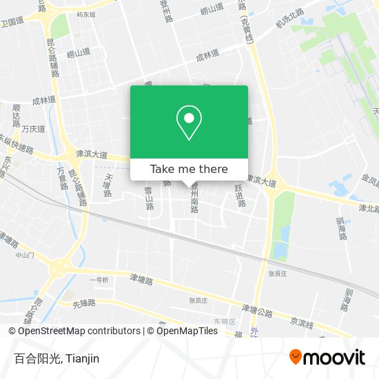 百合阳光 map