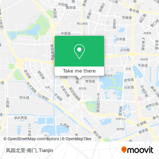 凤园北里-南门 map