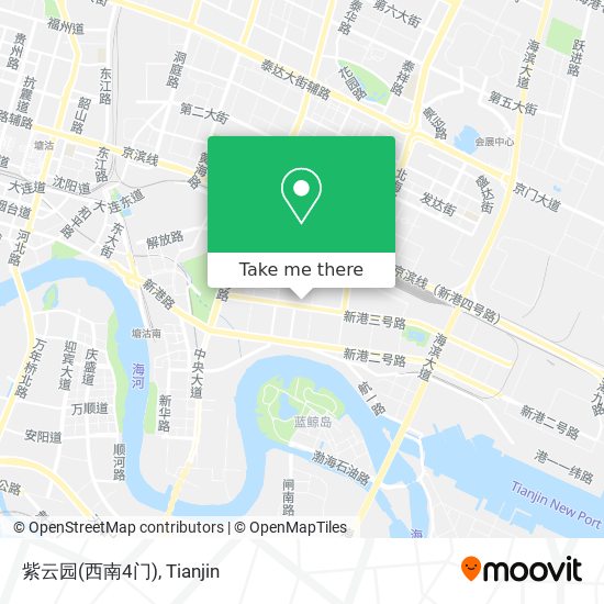 紫云园(西南4门) map