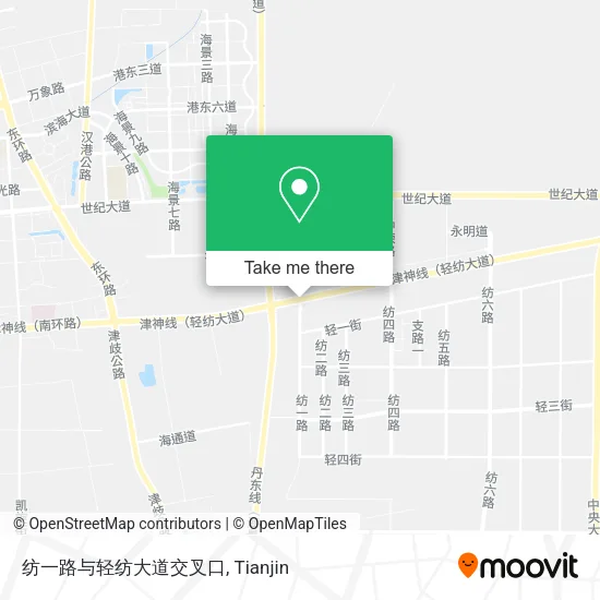 纺一路与轻纺大道交叉口 map