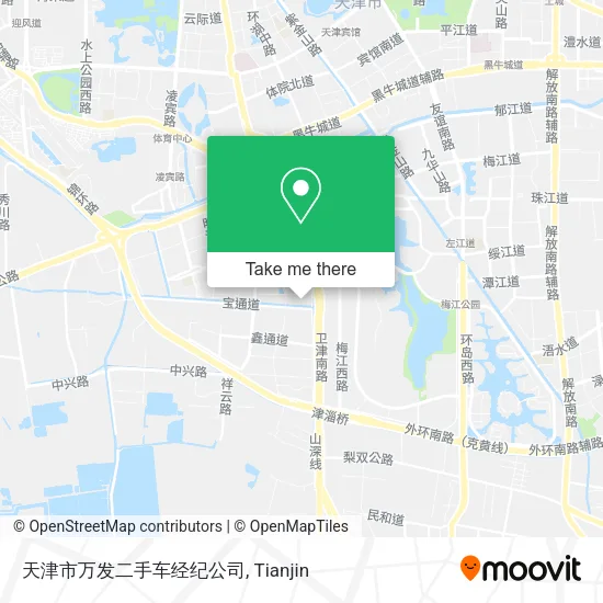 天津市万发二手车经纪公司 map