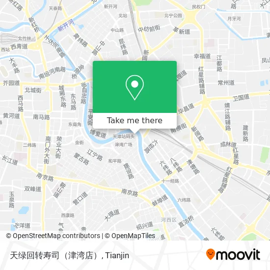 天绿回转寿司（津湾店） map