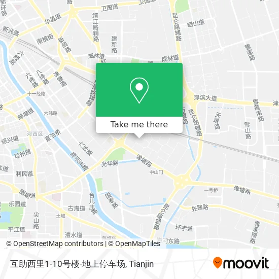 互助西里1-10号楼-地上停车场 map