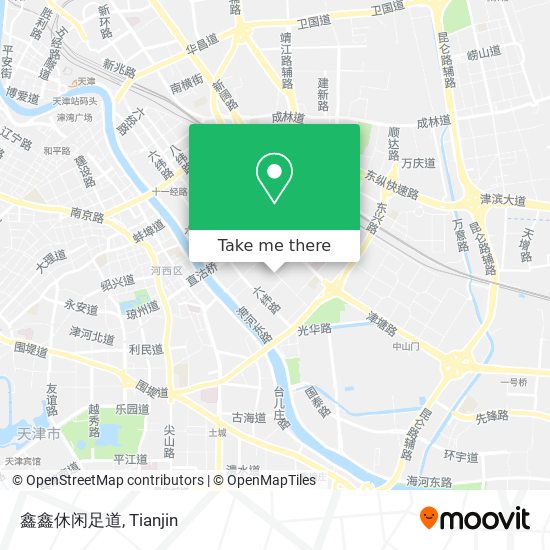 鑫鑫休闲足道 map