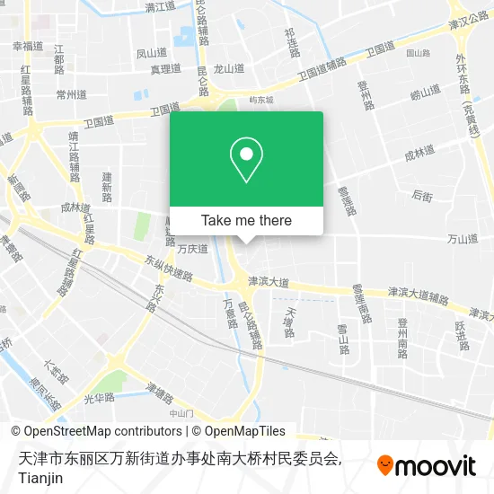 天津市东丽区万新街道办事处南大桥村民委员会 map