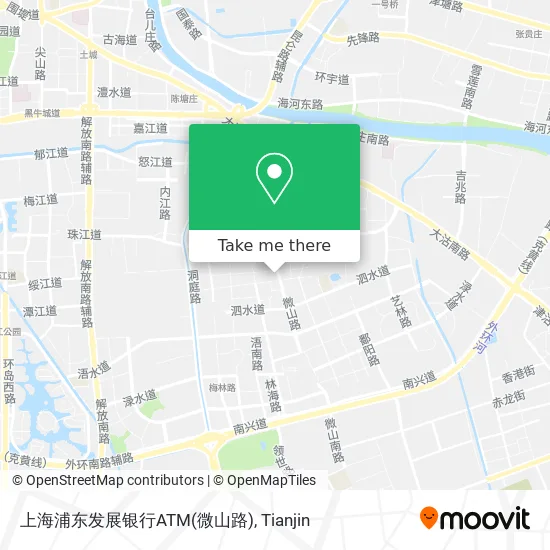 上海浦东发展银行ATM(微山路) map