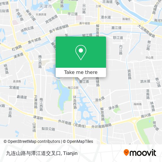 九连山路与潭江道交叉口 map