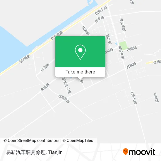 易新汽车装具修理 map