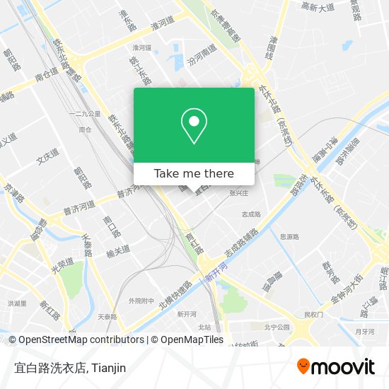 宜白路洗衣店 map